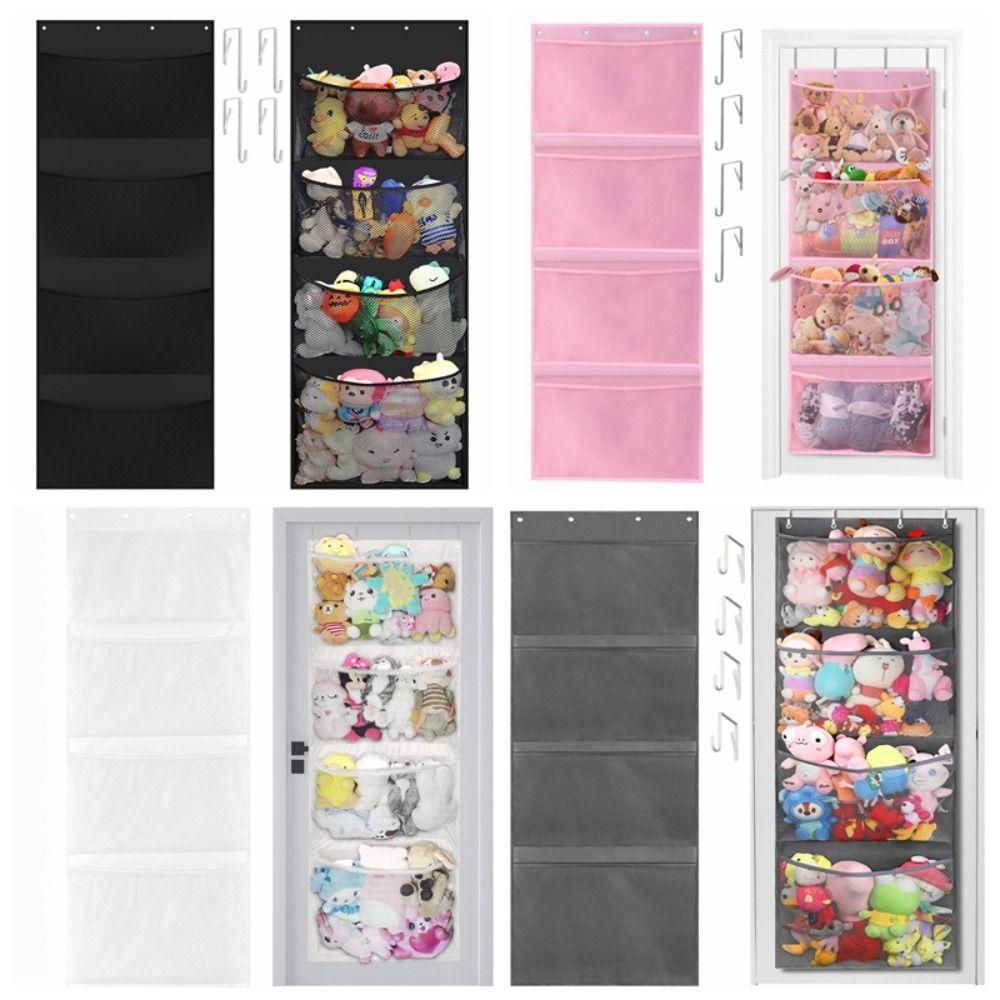 Large Size Doll Display Mesh Hanging Bag New Toy Organizer  Children's Room