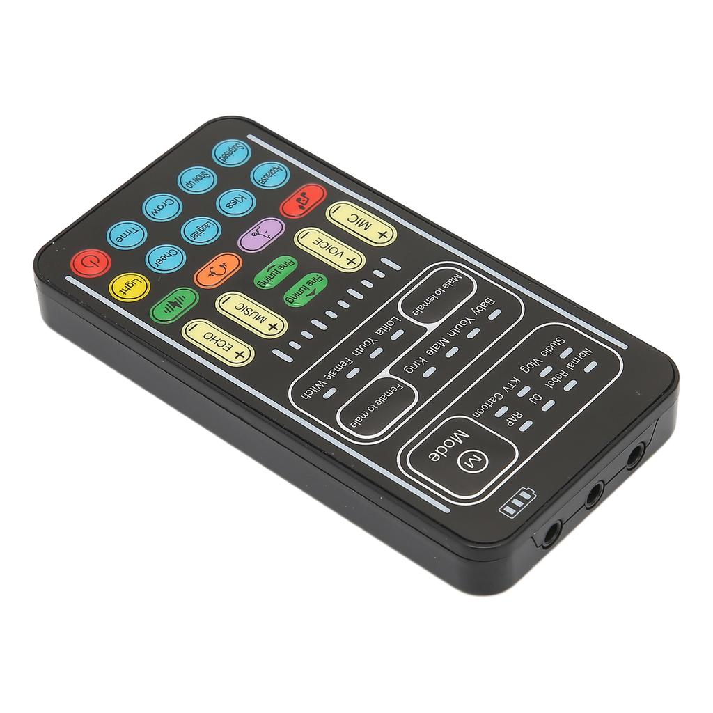 Voice Changer PC 450mah 5V Multifunctional Portable Sound Changer Mini Sound Card for Mobile Phone