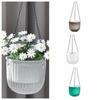 Hanging Basket Vase Plastic Hanging Pot Colorful Flower Pot  Indoor