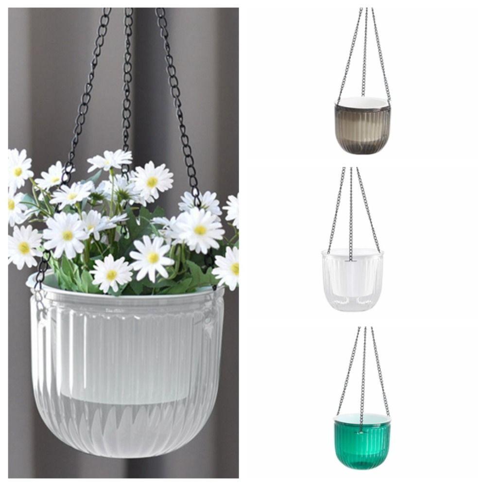 Hanging Basket Flower Pot Plastic Hanging Pot Thickened Vase  Orchid