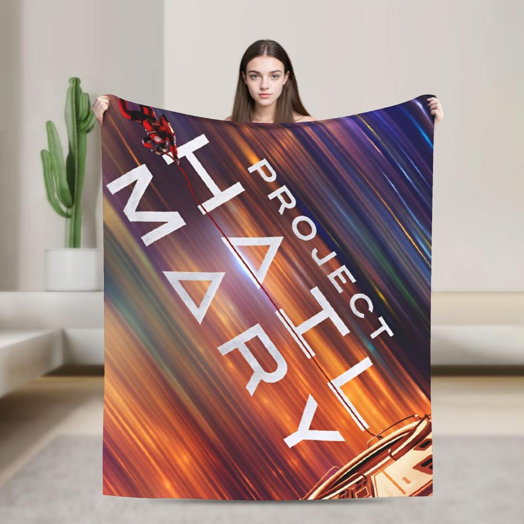 Ryland Grace Project Hail Mary Fan Concept Art Blankets Cozy Throw Blanket Spring Adults Girls Outdoor Picnic Bedspread