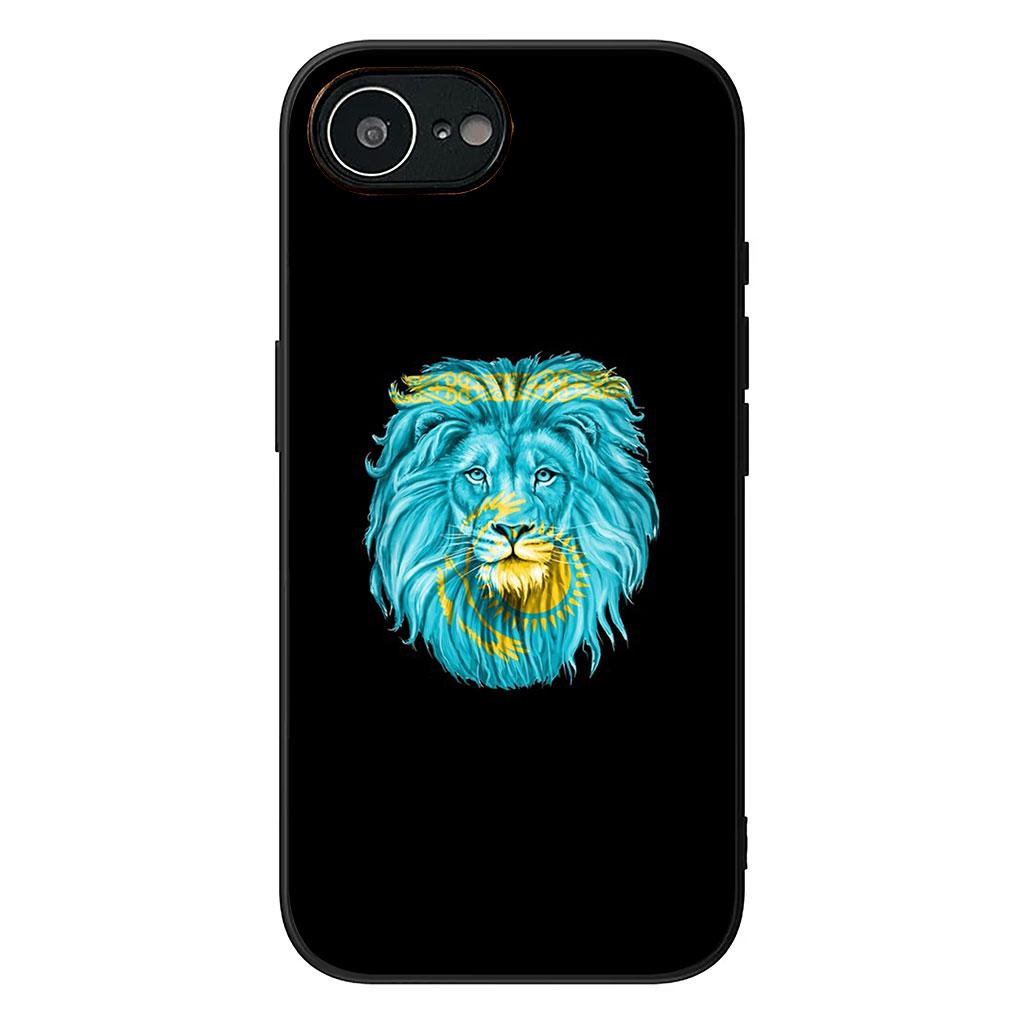 Чехол для Apple iPhone 16 15 14 Plus 13 12 Mini 17 Pro Max + ProMax 16E Air 16+ 15+ Coque Чехол для телефона Флаг Казахстана Синее Солнце