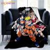 Anime Naruto Sasuke 3D Print Blanket Sofa Bed Blanket Super Soft Warm Blanket Cover Flannel Throw Blanket