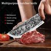 WXCOO Ручной нож мясника Многофункциональный кухонный нож для нарезки фруктов, овощей, рубки костей Шеф-нож Нержавеющая сталь