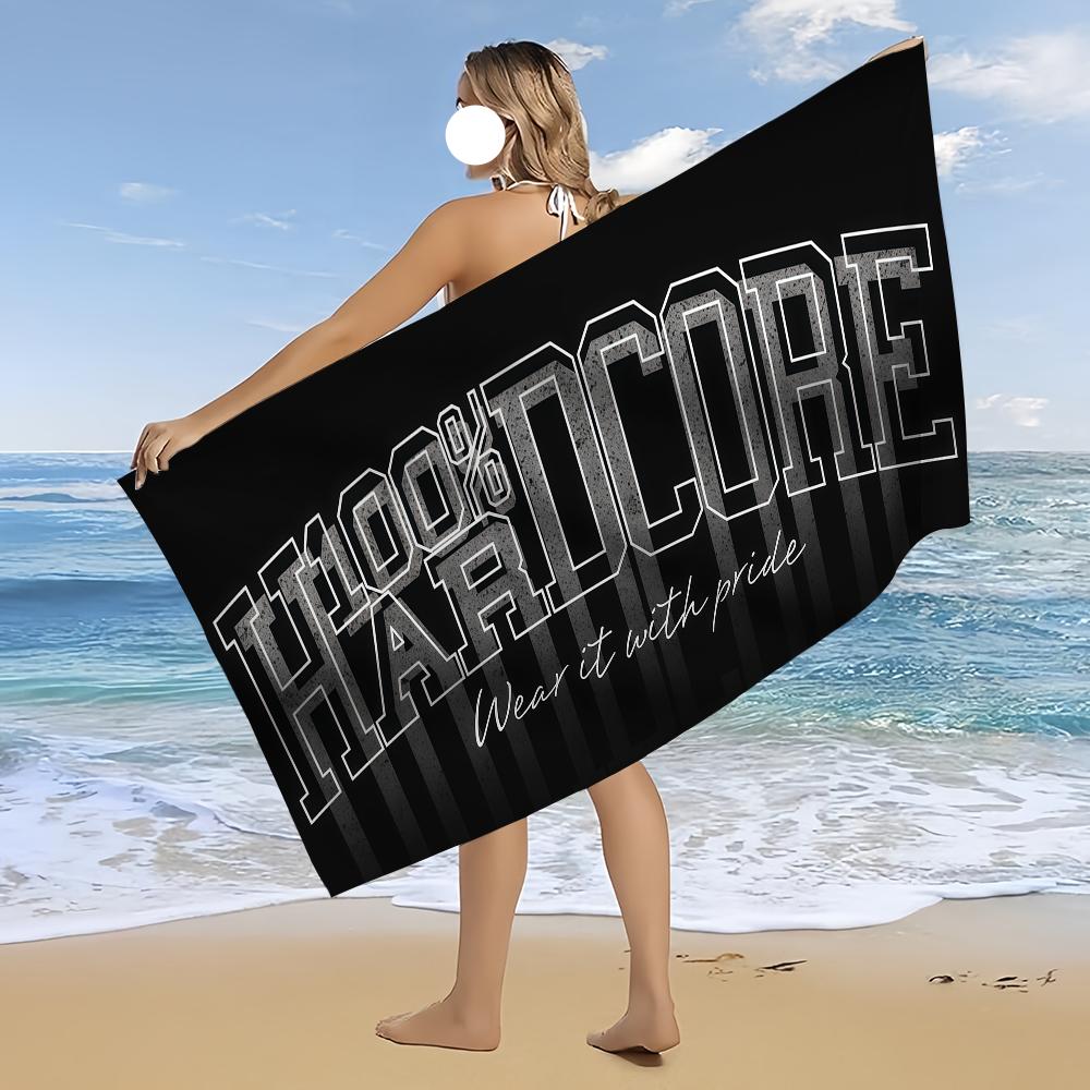 Fashion 100 H-Hardcore Towel Beach Bath Quick-Drying Lightweight Portable Sauna Camping Swim Pool Travel