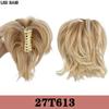 LISI HAIR Synthetic Messy Short Wavy Ponytail Wig Extensions Claw Wig For Effortless Style For Women