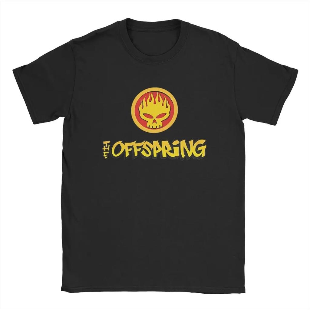 Punk The Offspring Funny TShirt for Unisex Rock Band Funny Women Cotton Tee 2026 Short Sleeve T Shirt Printed Top Summer Clothing