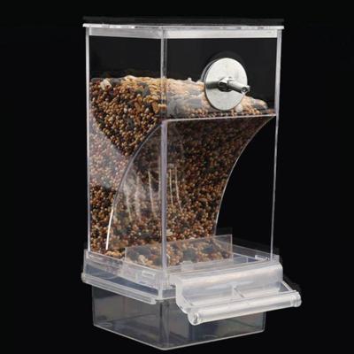 Кормушка для птиц большой вместимости, коробка, разбрызгиватель корма для птиц, прочная кормушка для попугаев для маленьких и средних птиц