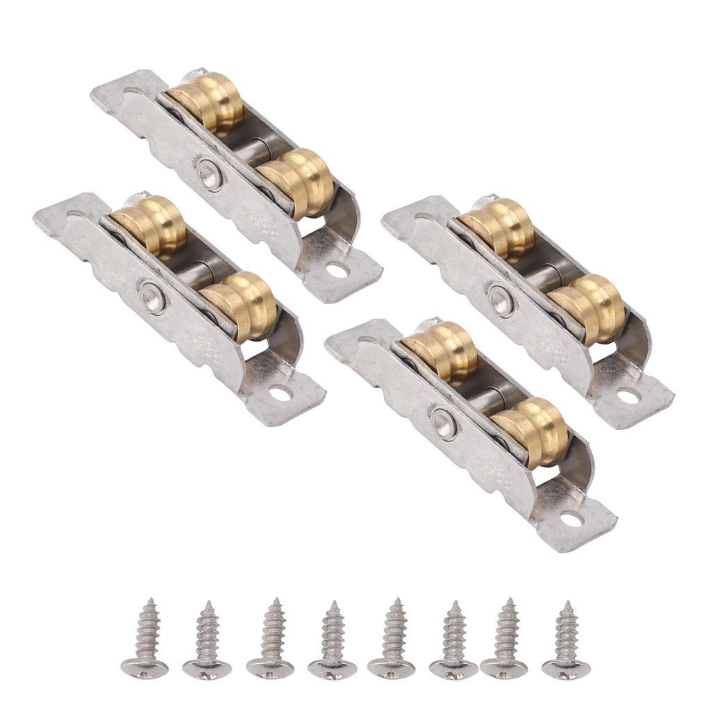 4 комплекта роликов для раздвижной двери патио, сменный узел ролика для раздвижной двери, подшипник типа 88 для дома