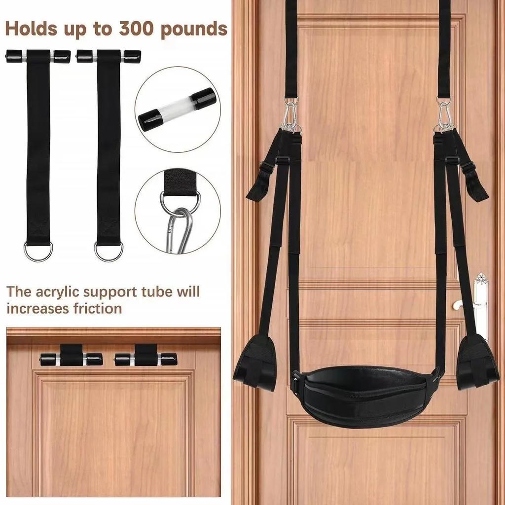 Door Swing Chair Couple Sex Toy Adjustable Shoulder Strap Seat Hanging Sexual Stimulation Adult Products