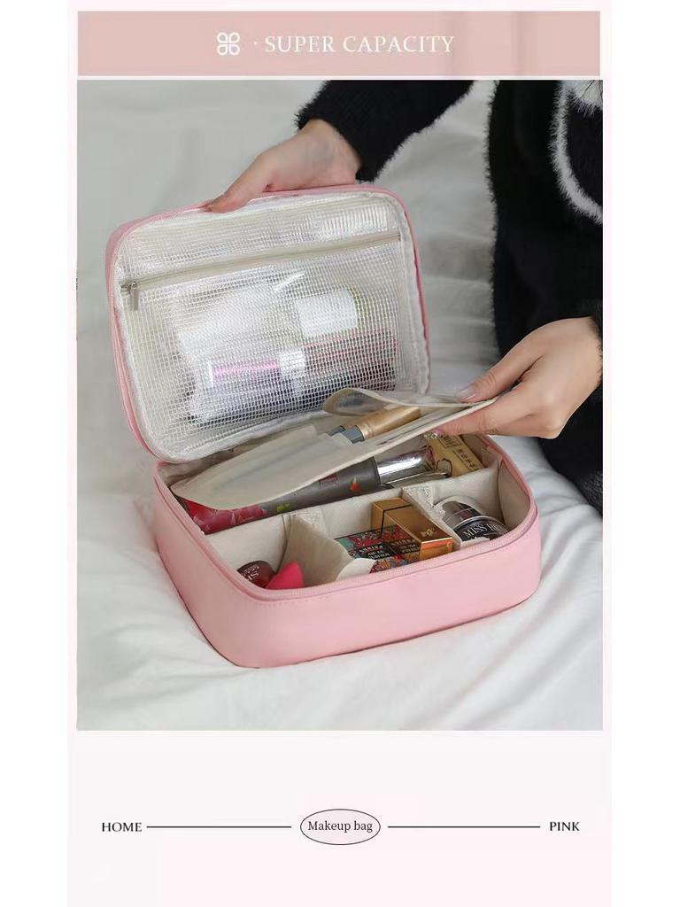 Роскошная многофункциональная косметичка – Высокая вместимость, Стильный дизайн, Свободно разделяемая, Идеально подходит для путешествий