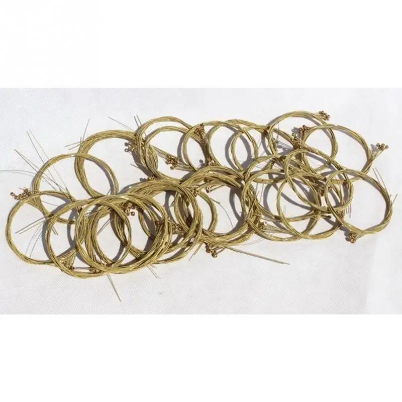 Совершенно новая новейшая акустическая гитара со стальными струнами, спецификации, деревянная гитара, гитарные струны 1 комплект / 6 штук