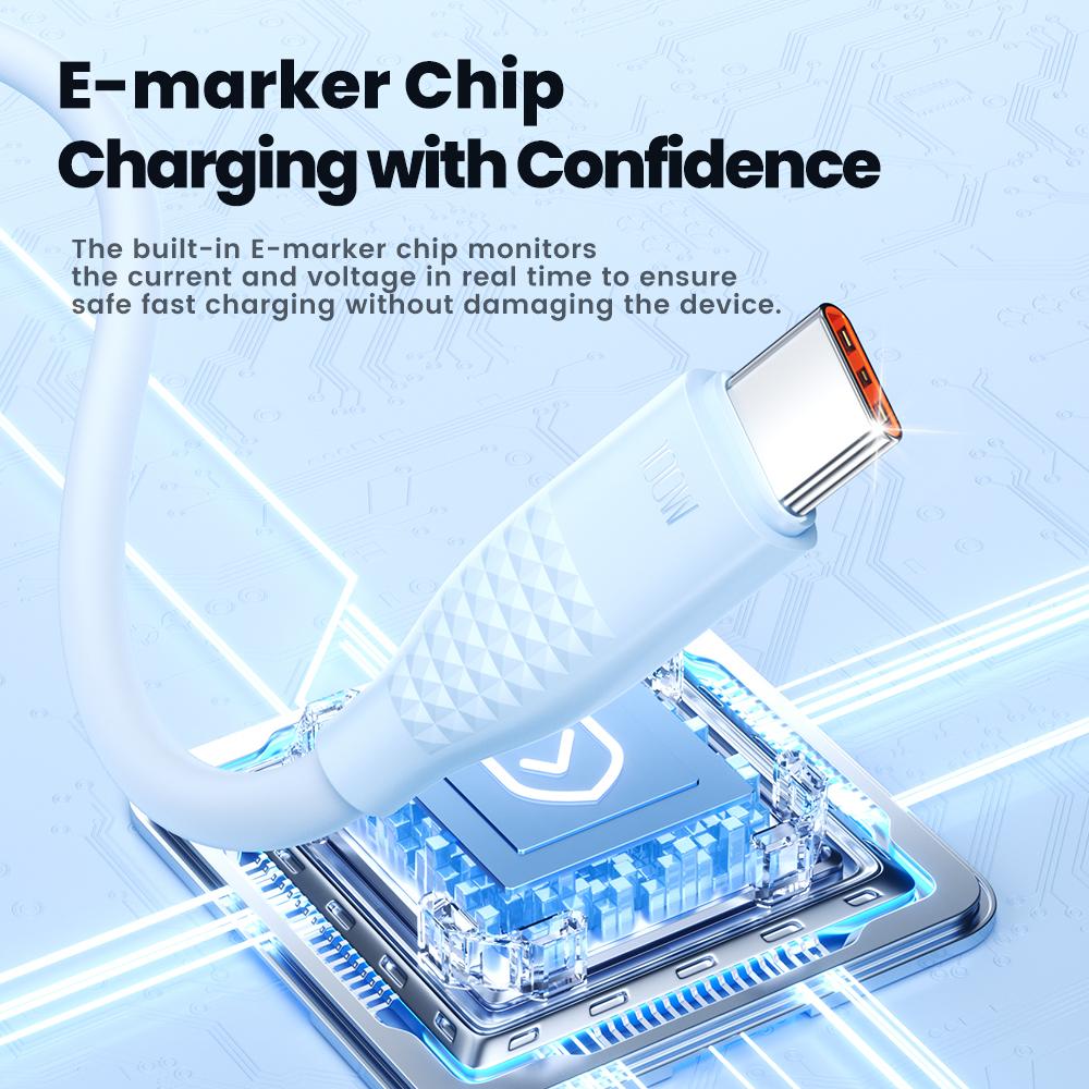Toocki 100 Вт/60 Вт Быстрая зарядка PD USB C на USB C Кабель 1 м 1/2/3/5 шт. Цветной TPE Type-C Кабель для iPhone Xiaomi Huawei Samsung