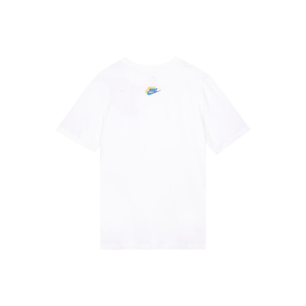 Nike Embroidered Logo Sports Knit Crew Neck T-Shirt Men Tops White DJ1569-100