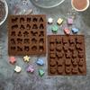 1 шт. антипригарная рождественская шоколадная форма - 25 полостей для вкусных рождественских угощений Рождественские поделки
