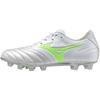 Monarcida NEO 3 WIDE PRO Soccer for Club Super White Pearl X Neon 3E Cleats, Activities, Football, Wide, Lightweight, Green, 26.0 Cm,