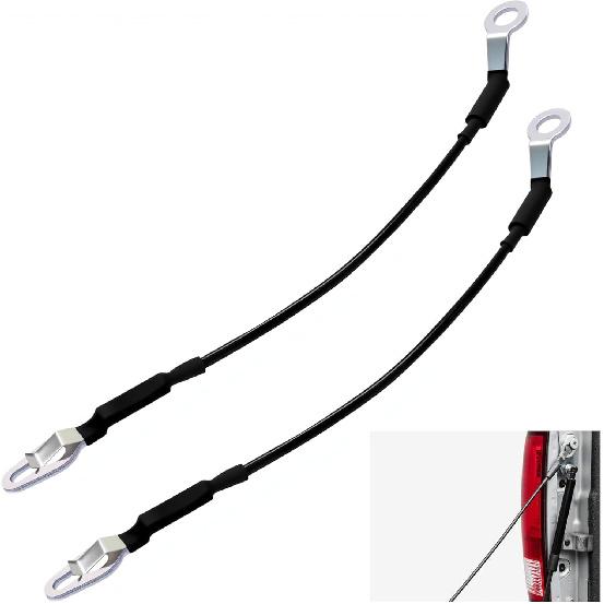 25838260 Tailgate Cable Strap, Tailgate Replacement Parts, Rear Tailgate Cables Straps, Fit for 2007-2016 Chevy Silverado GMC Sierra 1500 2500HD