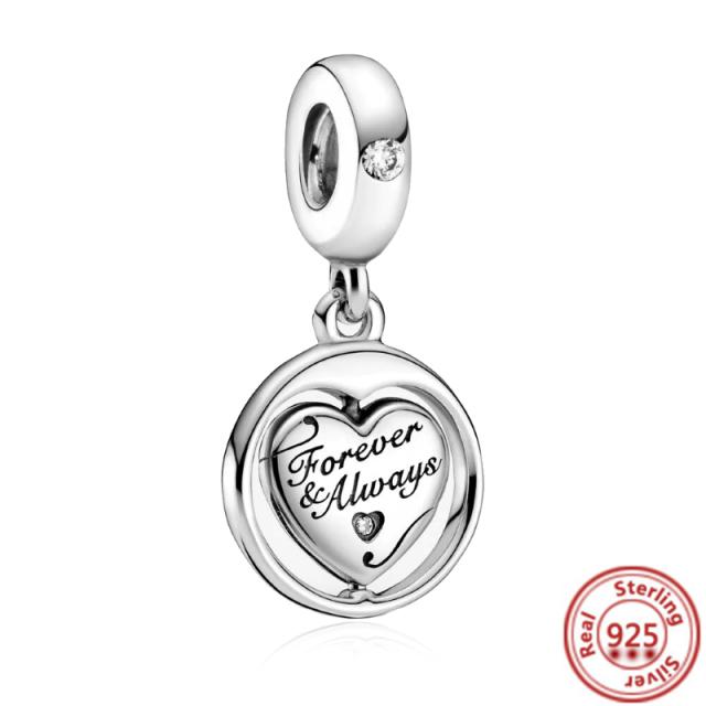 925 Silver Animal Character Love Series Clip Beads Pendant Fit Original  Charm Accessories Bracelet for Women DIY Jewelry