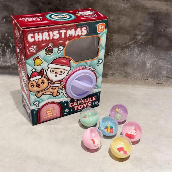 Автоматический кран-машина для детей Мини-диспенсер для рождественских яиц Игрушка Креативная гача-машина Развивающие инструменты для вытаскивания яиц