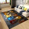 Classical Guitar Electric Guitar Bass Area Rug,Carpet Rug for Living Room Bedroom Decoration,Kids Play Soft Non-slip Floor Mats
