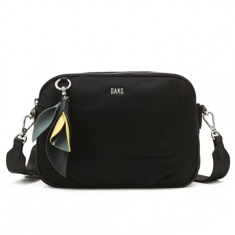 Daks Flower Charm Decoration Nylon Crossbody Bag   Leather Wallet Set Dcba6e520dcwa5e218