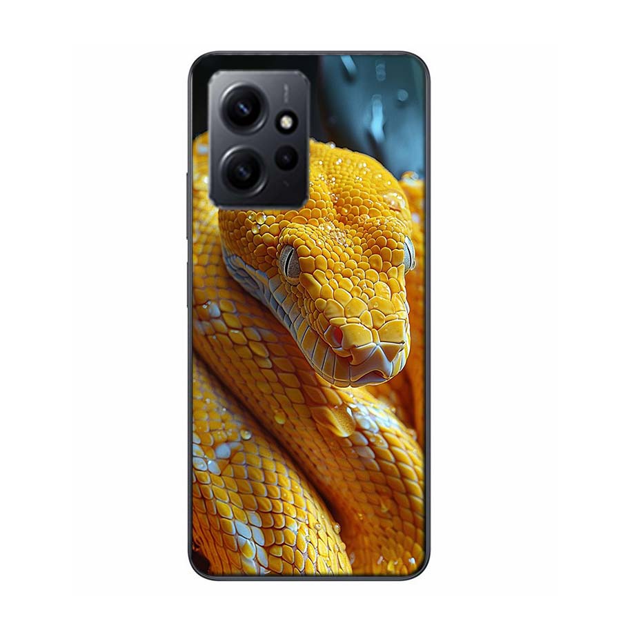 Чехол для телефона «Лесные гадюки и питоны» для Redmi 12 13C 12C 15C 9 10 10C Note 13 Pro Plus 14 15 Pro 9T 9C 9A TPU Мягкая прозрачная крышка