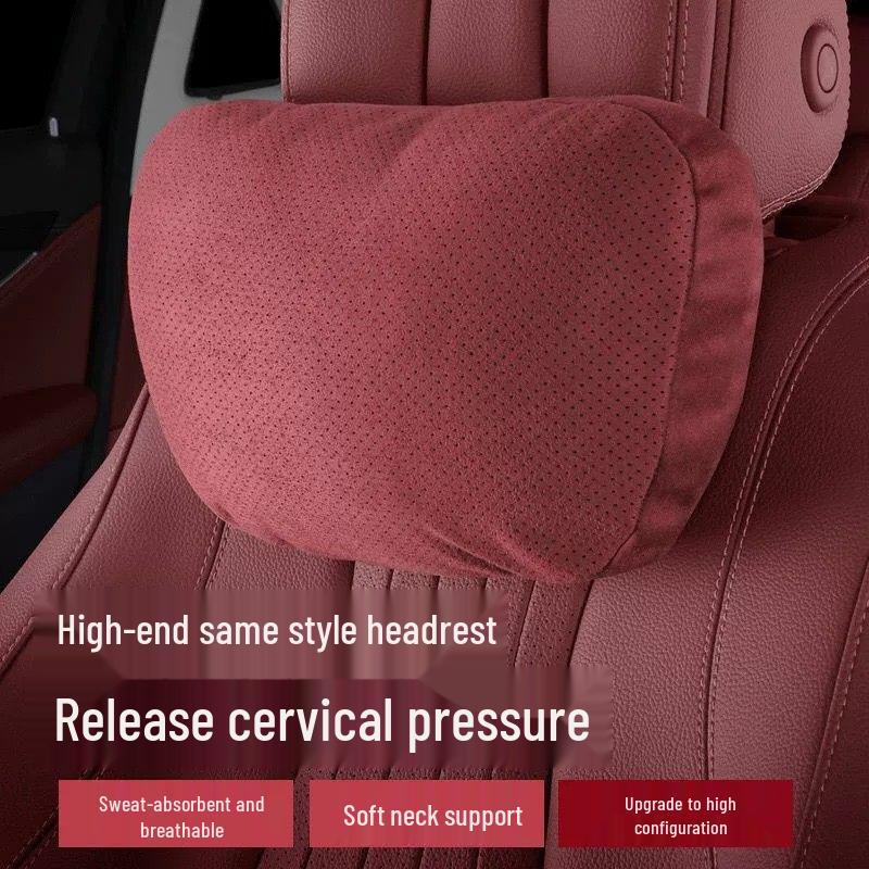 Alcantara Headrest Neck Protection Pillow for Maybach Mercedes S-Class