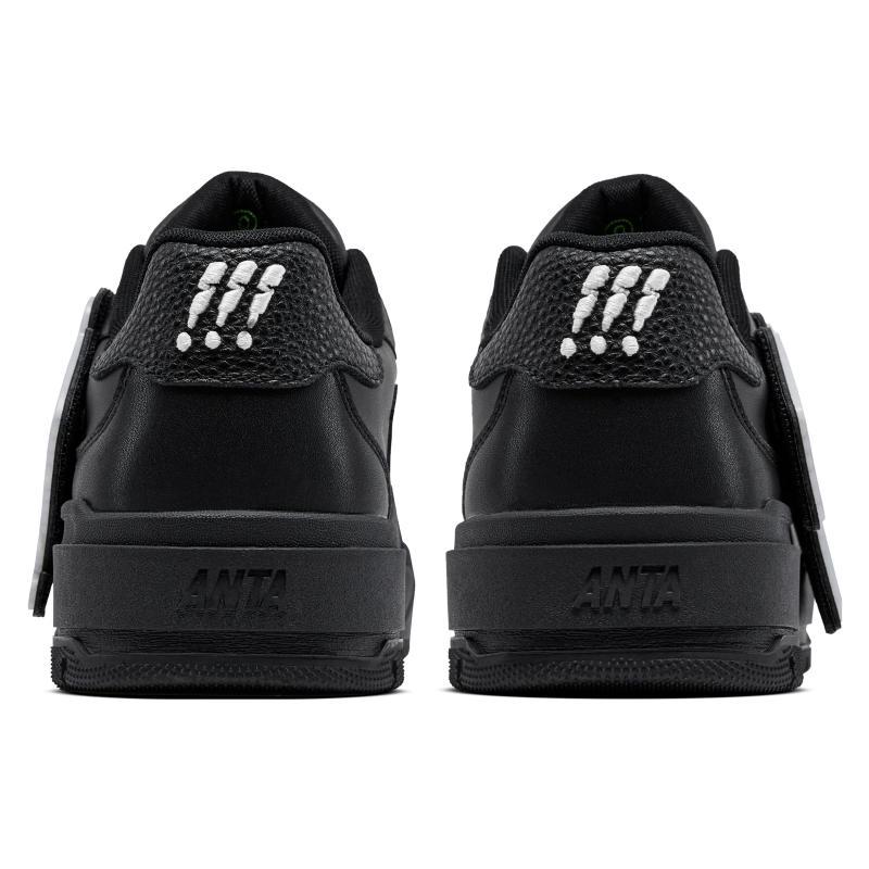 Anta 982 Специальное издание Низкие кеды для скейтбординга Женские Черно-белые кроссовки 122338067X-1