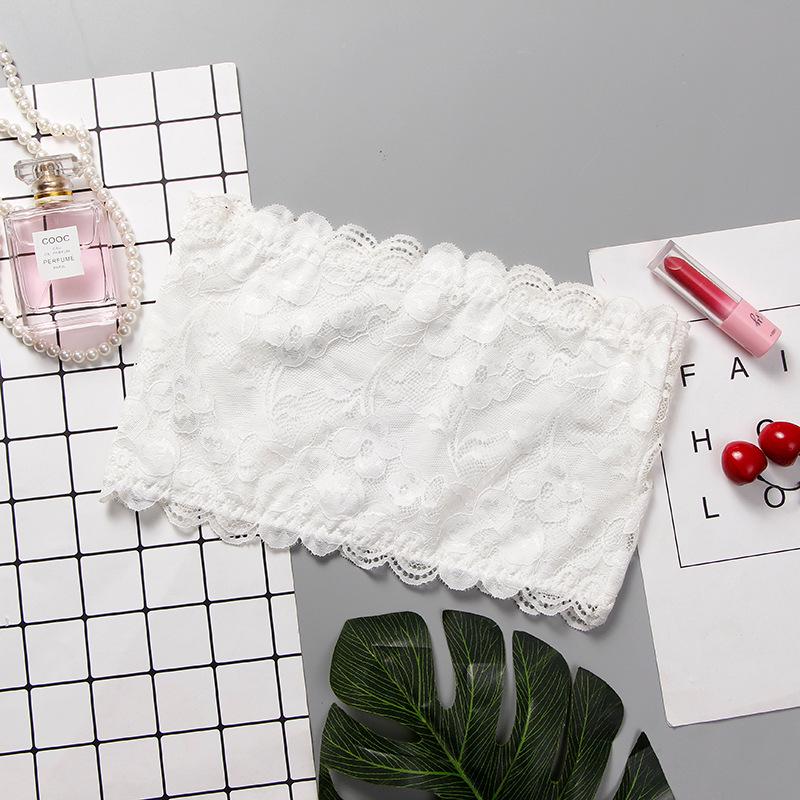 Кружевной бюстгальтер-бандо без бретелек - С подкладкой, Защита от просвечивания