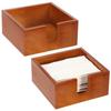 2 шт. Квадратная деревянная коробка для салфеток, держатель для обеденных салфеток, кухонный диспенсер для бумаги, чехол, аксессуар для стола для дома, ресторана