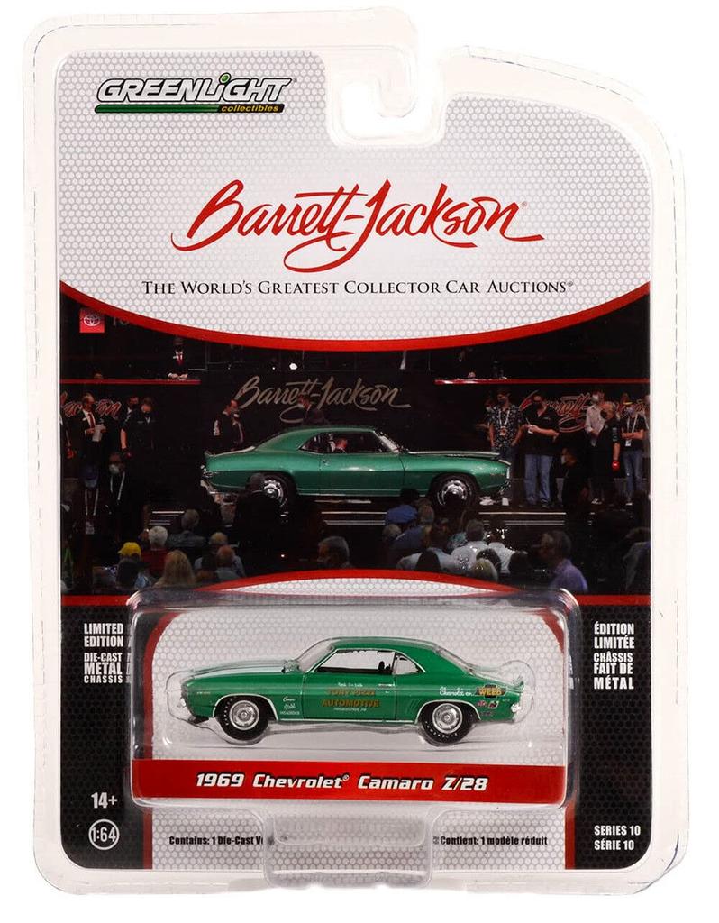 Greenlight Chevrolet Camaro Green Valley Jackson GREENLIGHT Ser 10 Camaro Minicar 1/64 Z/28 Barrett-Jackson [item]