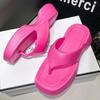 Fashion Thick Soled Sandals Women Girl Wearing Summer Luxury Sandals EVA Flip Flops Slides Women External Wear Beach Slippers