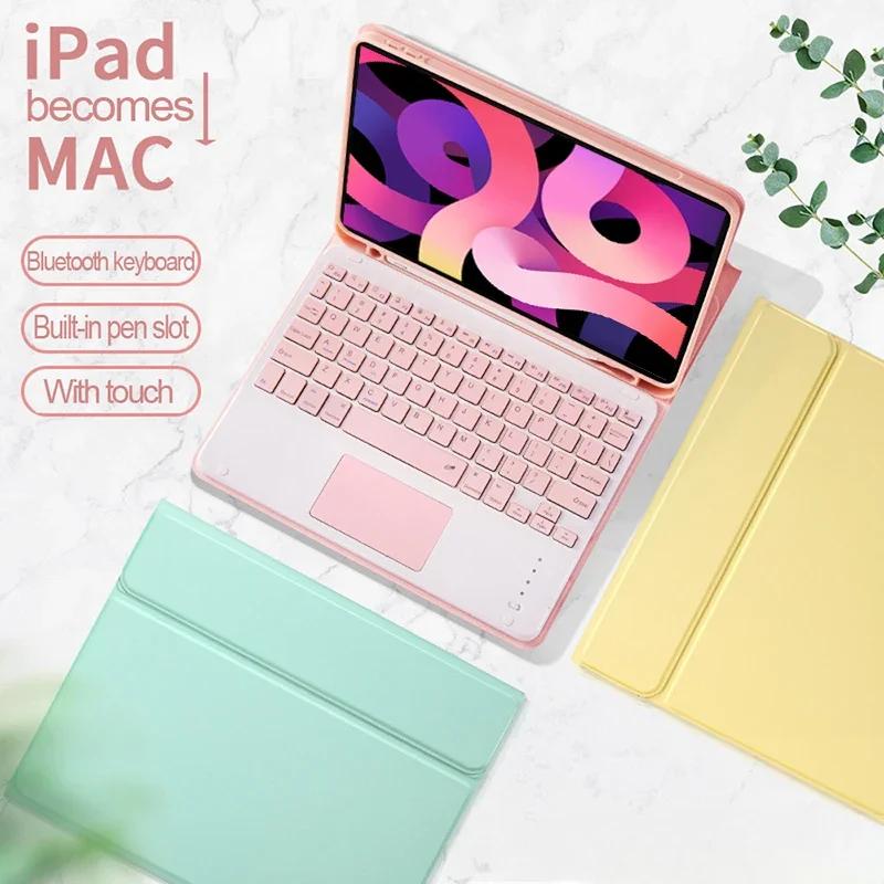 For IPad 10th Generation 10.9 Inch Keyboard Case for IPad Pro Air 4 5 IPad Air 2 5 6th Air 3 Pro IPad 9/8/7th Covers Funda
