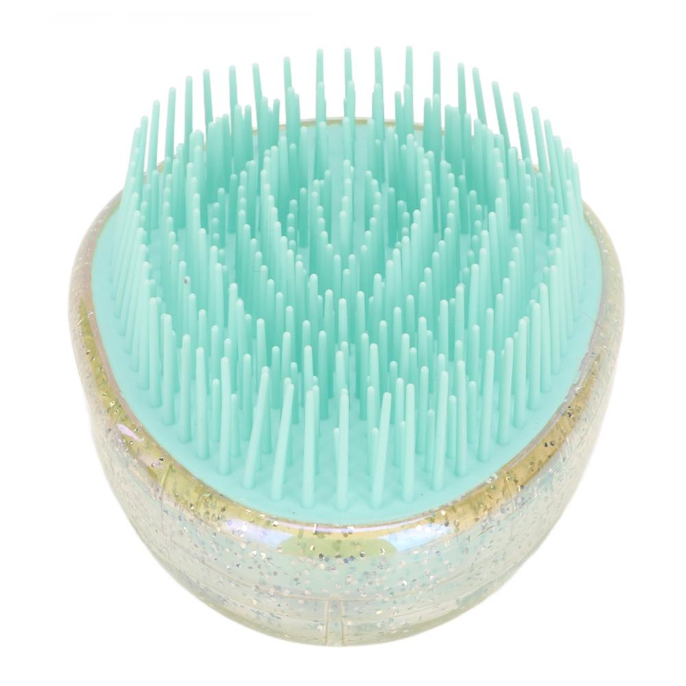 Portable Egg Shape Hair Brush Soft Detangling Hair Brush Massage Detangling Brush Home Use
