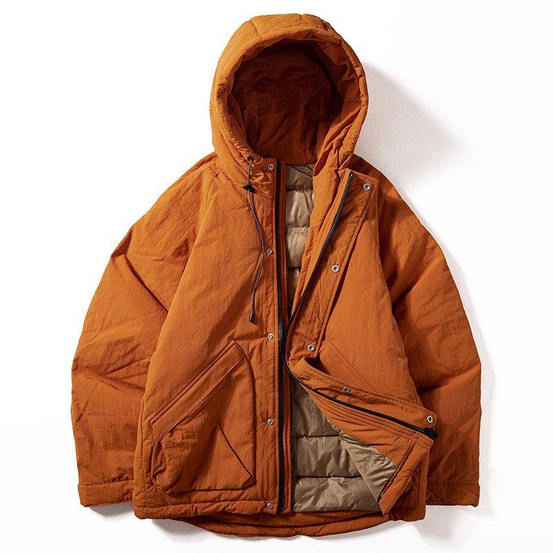 Jacket, Winter, Triple Protection, 90% White Duck Down, Thickened, Warm, Winter Clothing, Mountain Style, Outdoor, Loose Fit, Hooded Jacket, Trendy