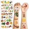 New Cartoon Farm Animal Tattoo Stickers Waterproof Party Party Gift Funny Face Stickers