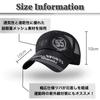BUZZxSELECTION Mesh Perfect for and Size 55 Men's Cap, Stylish, Running, Golf, Sports, (CAP025) (01 Black)