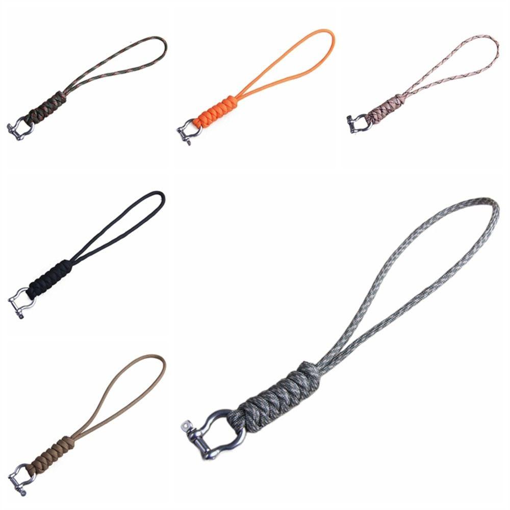High Strength Paracord Keychain Outdoor Style Parachute Cord Keychain Survival Tool