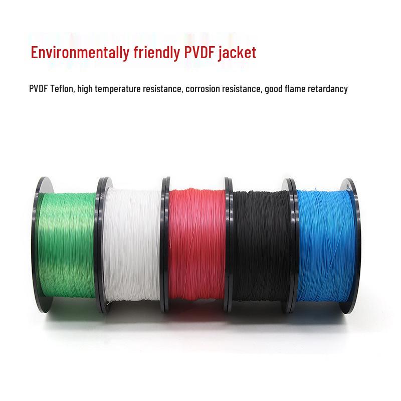 1423 Single-Core Silver-Plated Ultra-Fine PCB Jumper Wire, 38/36/24 AWG Electronic Welding Connection Wire