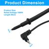 Multimeter Voltmeter Test Lead, Cable Banana Plug Probe Digital Multimeter Wire Cable 1000V, Black Red