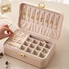 Space Saving Double-Layer Jewelry Storage Box Large Capacity Jewelry Storage Case  Ring
