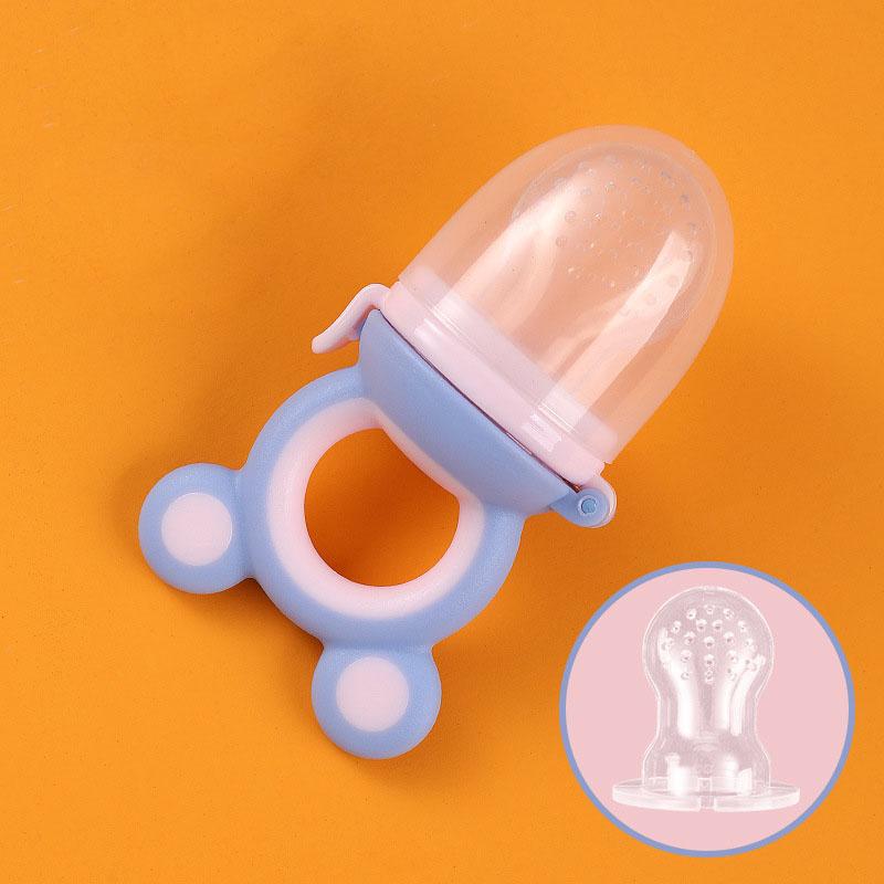 Baby Fruit Vegetable Food Bite Feeder Toddler Eat Extractor Pacifier Auxiliary Food Molars Gum Newborn Soonther Pacifiers