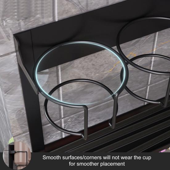 Органайзер для бутылок с водой, подставка для хранения стаканов объемом 20-40 унций с держателем для трубочки