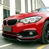 Gloss Black Car Front Bumper Splitter Lip Spoiler For BMW F32 F33 F36 SE Luxury Line Non-M Sport 2014-2020 Tuning Bumper Guard