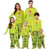 Parent-child Christmas Print Home Suit Long-sleeved Top And Pants