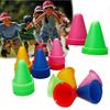 20 шт./лот Тренировка на коньках Ветрозащитный Тренировочный маркер для скейтборда Стопки чашек Конус для катания Конусы для слалома