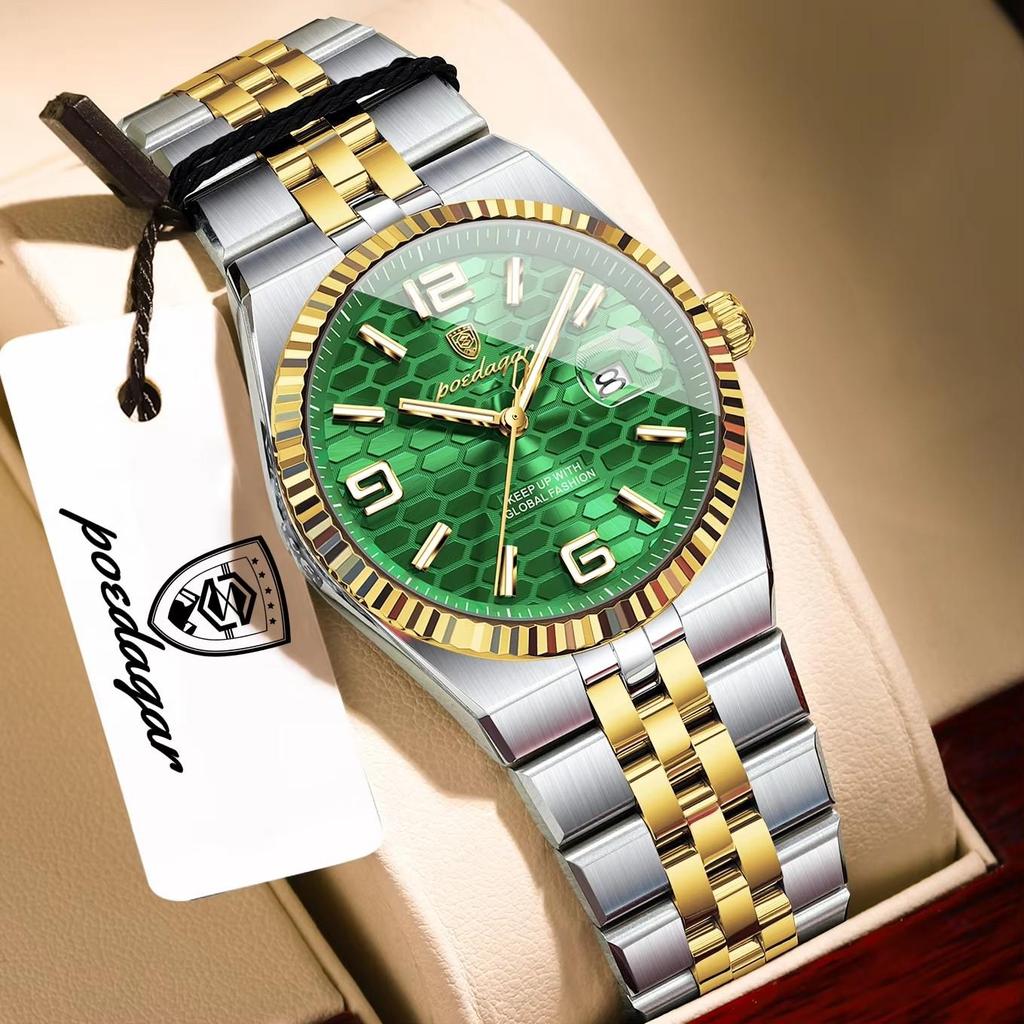Casual Women's Watches Luxury Stainless Steel Date Watch For Woman Luminous Waterproof Quartz Fashion Wristwatch