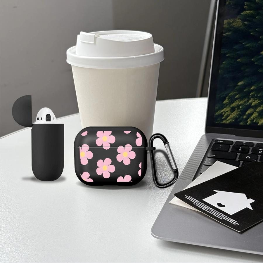 Синий Розовый Цветочный Чехол Для Airpods 3 Pro 1 Pro3 4 2 Pro2 Чехлы Для Наушников Обложка