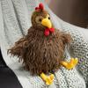 Мягкая плюшевая игрушка-курица Милая пернатая курица Плюшевая игрушка Петух Плюшевые куклы Декор для вечеринки на Светлый Пасхальный день Домашние украшения Развлечение для всех возрастов