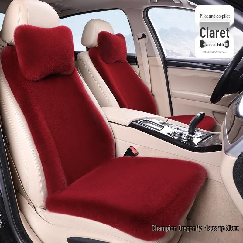 Плюшевая зимняя подушка на сиденье автомобиля для Volkswagen Jetta, Bora, Lavida, Sagitar, Santana, Passat